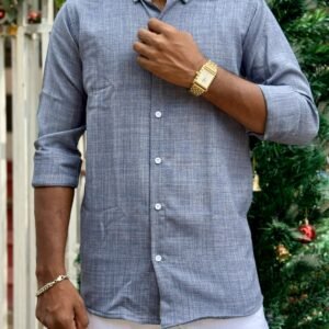 Korean Linen, Wrinkle Free, Elite Couture Brand, Gray Colour